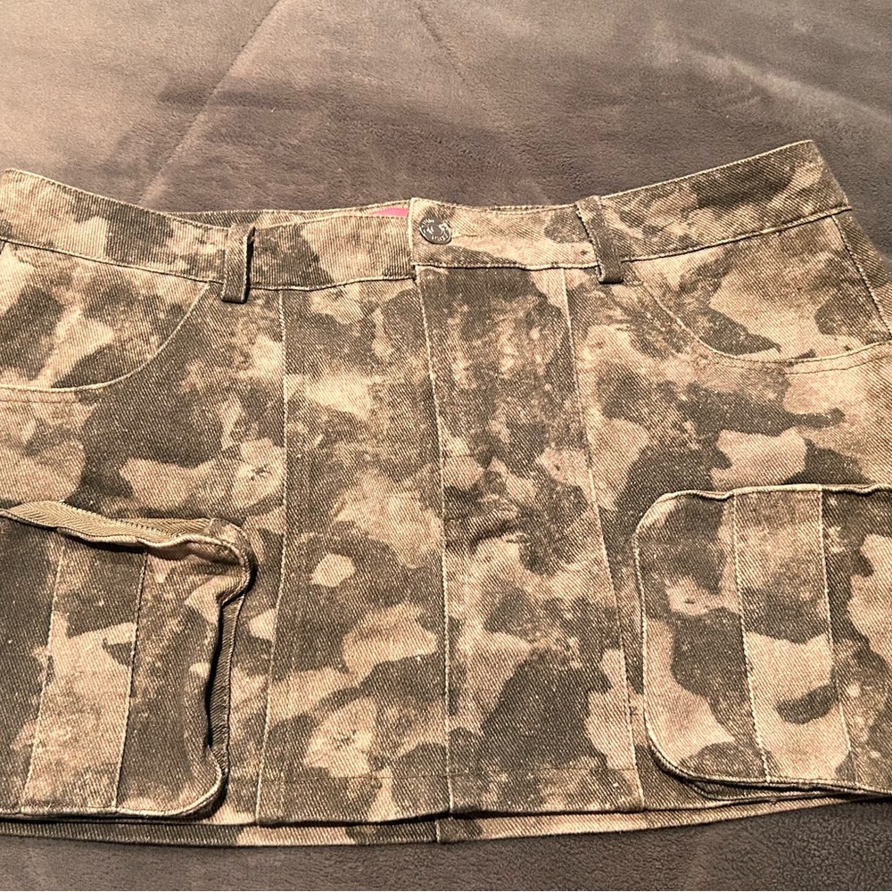 Camouflage Mini Skirt
